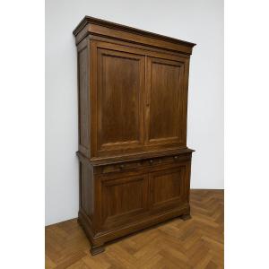 Louis Philippe Period 2-part Oak Sideboard