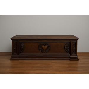 17th Century Walnut Wedding Chest  