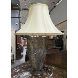 Very Large Art Nouveau Style Dragonfly Lamp 