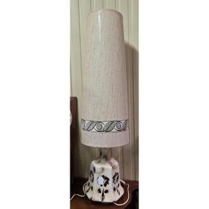 Very Large Ceramic Lamp / Floor Lamp From The Art Deco Period
