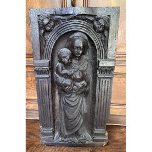 Italy 17th Century: Sculpture Of The Virgin And Child