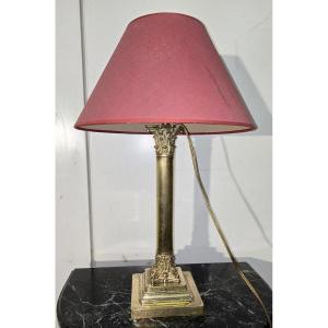 Empire Style Lamp In Gilded Bronze