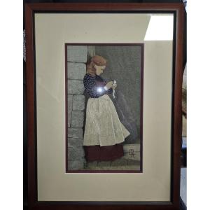 Claude Roussel: Silk Thread Embroidery