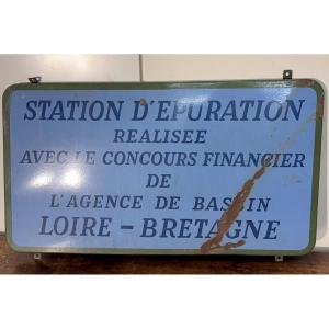 Enamel Plaque, Mid-20th Century