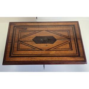Monogrammed Marquetry Box Or Case