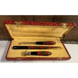 Art Deco Period Bakelite Writing Set