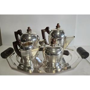 Art Deco Period Silver-plated Tea Or Coffee Service