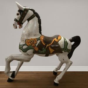 Large Carousel Horse - Art Nouveau