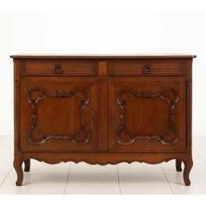 Louis XV Period Sideboard In Solid Oak