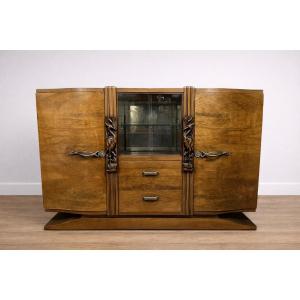 Art Deco Period Walnut Sideboard