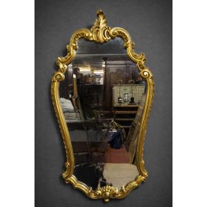 Antique Giltwood Mirror – Rococo/louis XV Style / Early 20th Century  