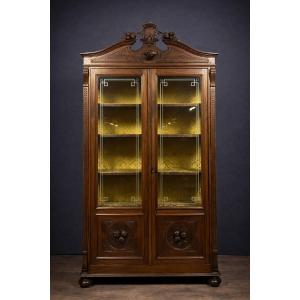 Italian Renaissance-style Walnut Bookcase, Circa 1850 