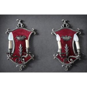 Pair Of Wall Sconces – Late 19th / Early 20th Century 
