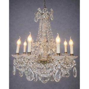 Important Baccarat Crystal Chandelier – 19th Century 