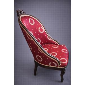 Empire-style Mahogany Armchair – Early 19th Century  