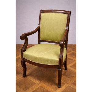 Empire Mahogany Armchair – 19th Century 