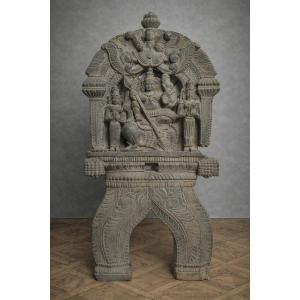 Antique Wooden Sculpture – Finely Carved Indonesian Deity – 19th Century 