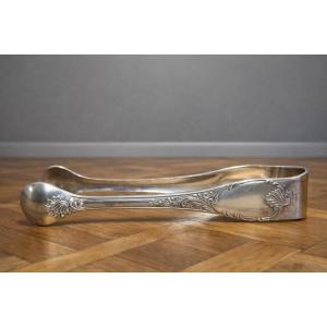 Christofle Silver-plated Sugar Tongs – Louis XV Style Shell Decoration 