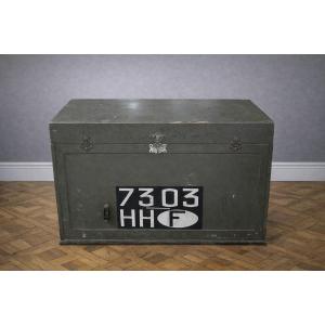 Rare Antique Lacquered Wooden Car Trunk – 1930s-1950s