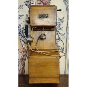Antique Wall-mounted Telephone – Thomson-houston – Model 1911 – Competition 1918 –  