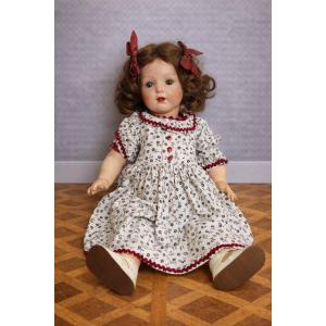 Vintage K & W Nicaput 333/11 Doll – Germany – Celluloid – Sleeping Eyes – Circa 1950 