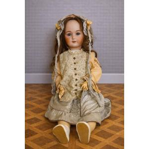 Large Antique Doll Unis France 301 – Porcelain Head – Circa 1930 – Sleeping Eyes – 68 Cm –
