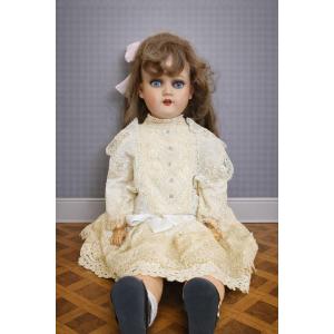 E.r. Hoye Unica Doll - Belgium - Large Doll (1930-50) Very Clear Marking
