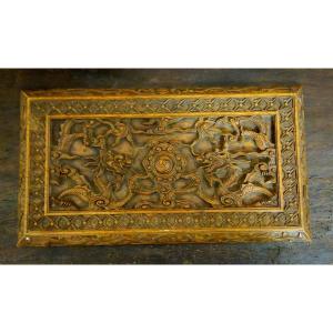 Antique Carved Wooden Panel - Asian Dragon Decor - Relief - Asian Art - China