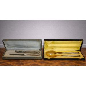 Art Of The Table: Reunion Of Two Silver-plated Cutlery Sets / B