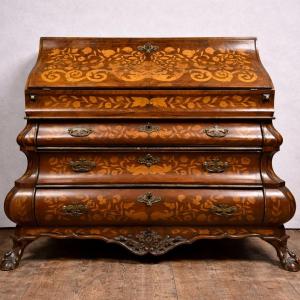 Important Louis XV Period Sciban Commode In Marquetry.