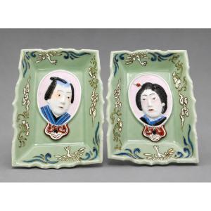 Pair Of Japanese-decorated Porcelain Tureens