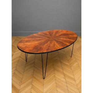 Large Oval Dining Table - Design By Jacobsen 20th Century