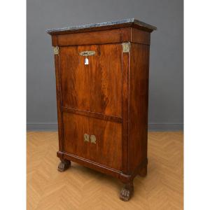 Empire Period Mahogany And Gilt Bronze Writing Desk