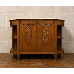 Art Deco Period Sideboard In Oak