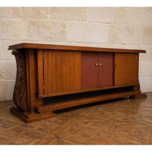 Large Art Deco Period Enfilade In Walnut