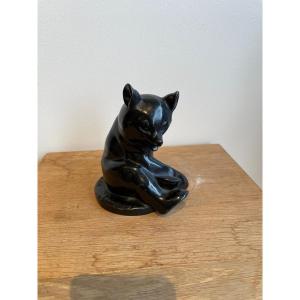 Little Bronze Bear Signed Rochard