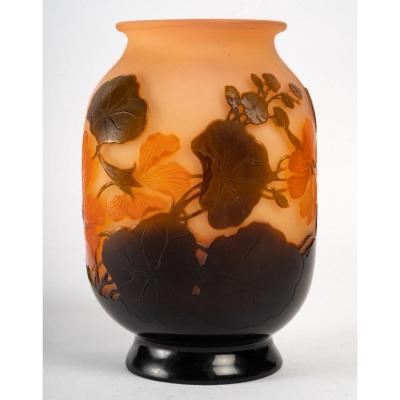 Gallé Vase With Floral Decor