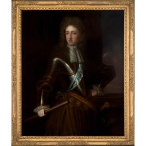 Portrait Of Prince George Of Denmark, Duke Of Cumberland, In Armour C.1690–1695, Oil On Canvas