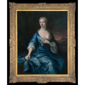 Jonathan Richardson The Elder, Portrait Of Mary Hooper (née Davie), English Oil Portrait C.1715