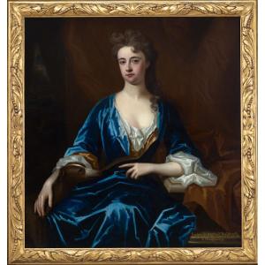 Portrait Of Barbara Herbert, Countess Of Pembroke C.1708 Charles D’agar (1669-1723) Painting