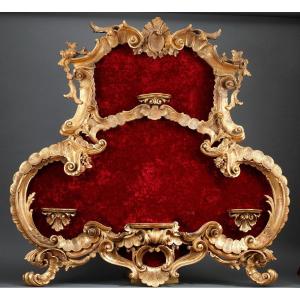 Giltwood Presentation Frame, Italy, Circa 1880