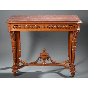 Center Table Attributed To A.e. Beurdeley, France, Circa 1880