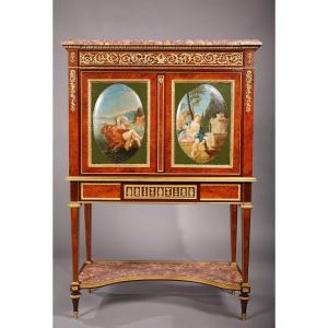Louis XVI Style Secretary By H. Dasson, France Circa 1880