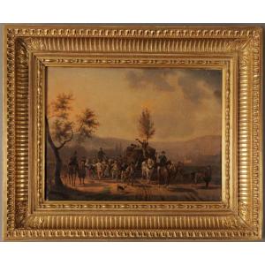 "back From The Fair" Attr. To J.f. Demay, France, 2nd Quarter Of The 19th C