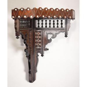 Oriental Style Shelf, France, Circa 1890