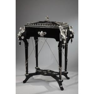 Planter Attr. To Cg Diehl, J. Brandely & E. Fremiet, Fr, Circa 1870