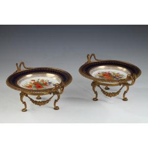 Charming Pair Of Plates, France, Circa 1880