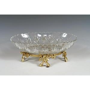 Crystal Bowl Attr. To Baccarat, France, Circa 1880