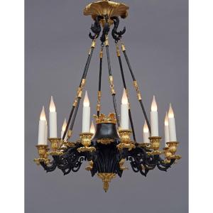 Louis-philippe Period Chandelier, France, Circa 1840