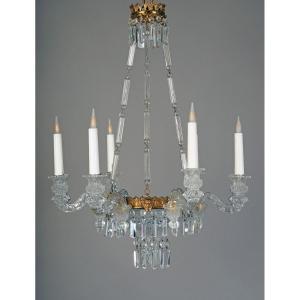 Baccarat, Crystal Chandelier, France, Circa 1825